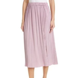 SAMSOE Soft Lilac Midi Skirt